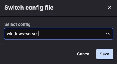 select config